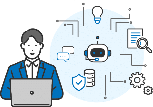 NTTデータグループのAI開発・活用ノウハウを活用