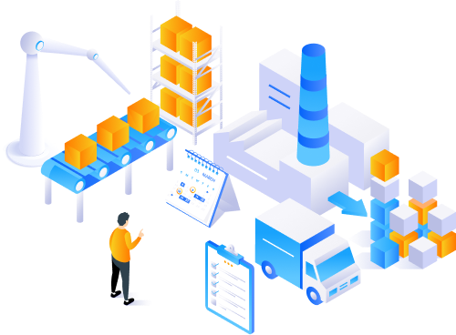 生産管理システムシンボルイメージ