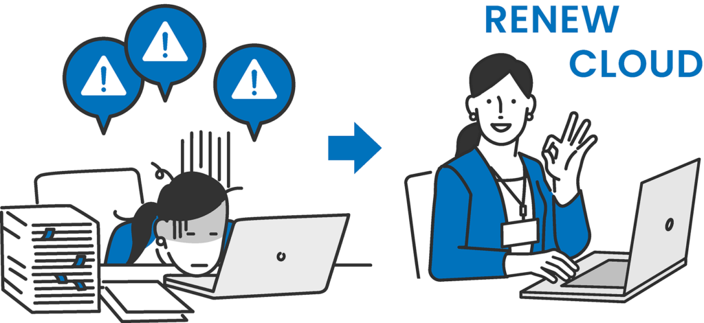 老朽化したシステムを刷新したい