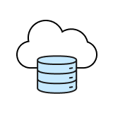 Snowflakeデータクラウドアイコン